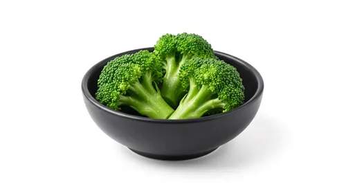 Steamed broccoli topping
