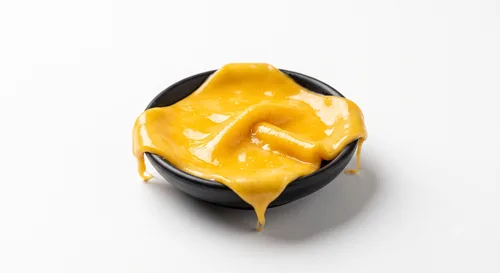 Molten cheese topping