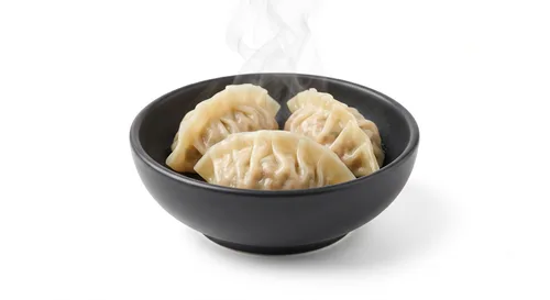 Steamed dumplings topping