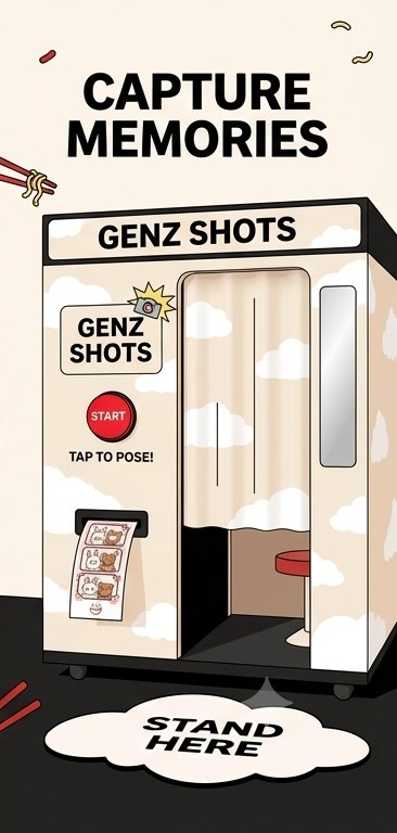 GENZ Ramyeon photo booth