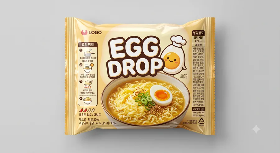 Egg Ramyun — egg-drop ramyeon packet